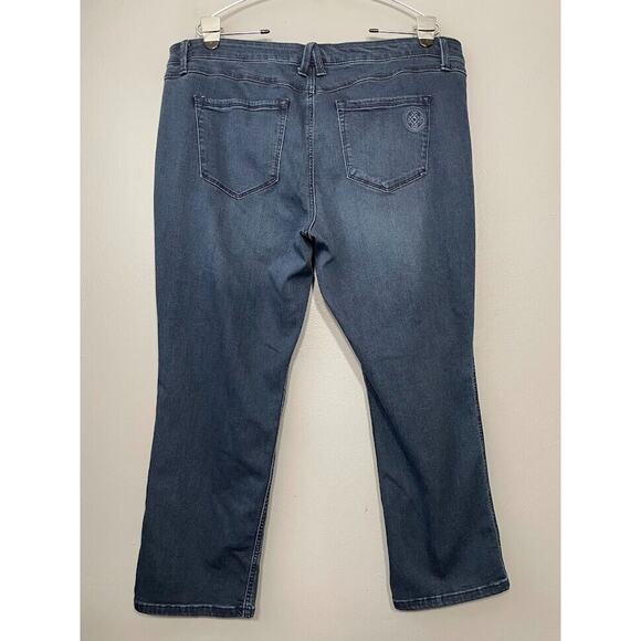 Laurie Felt Size XLP Petite Dark Silky Denim Vital Stretch Easy Skinny Jeans - Picture 3 of 7